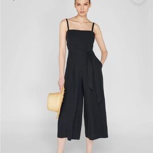 Club Monaco Black Jumpsuit with Modern Silhouette